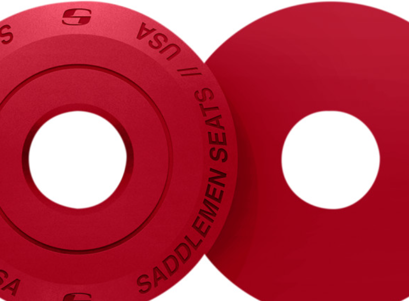 SADDLEMAN - Fender Seat Washer - Red