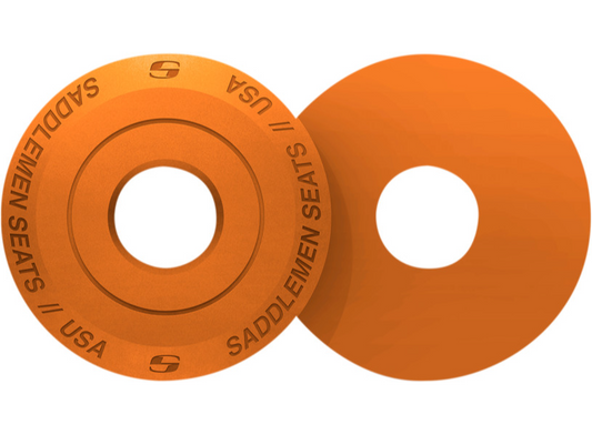 SADDLEMAN - Fender Seat Washer - Orange